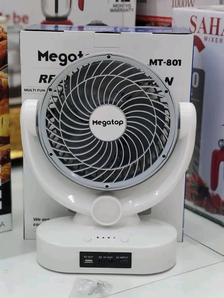 Megatop MT-801 Rechargeable Fan