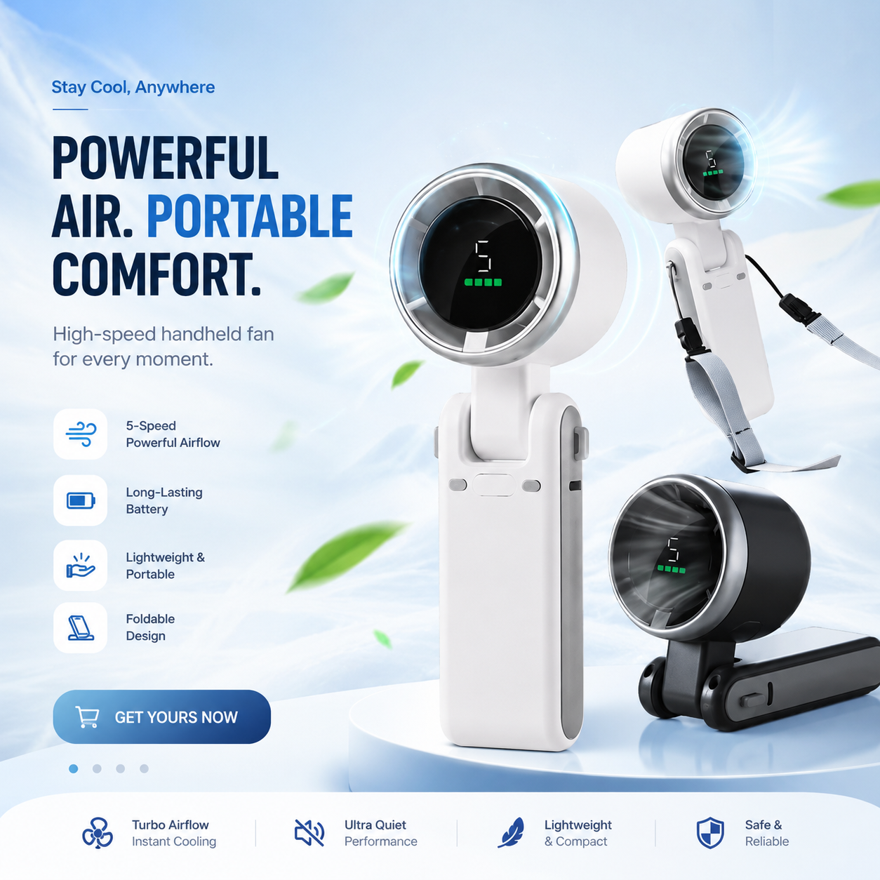 Turbine Mini Fan  অর্জিনাল টা