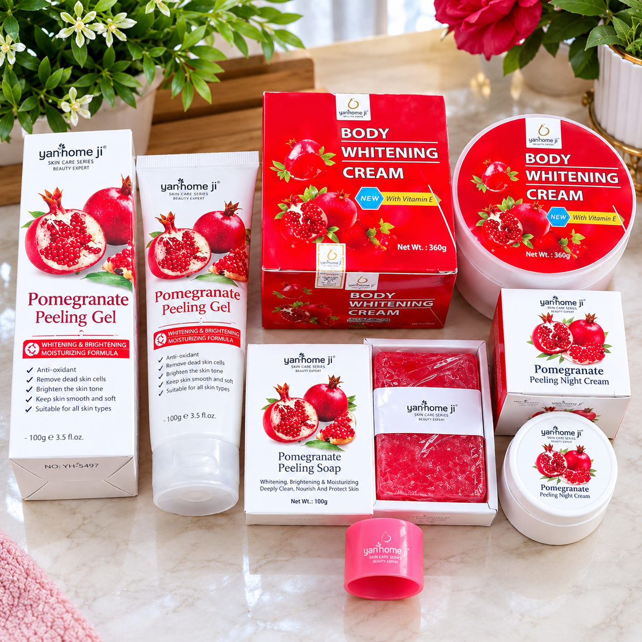 5 in 1 Pomegranate Skincare Combo